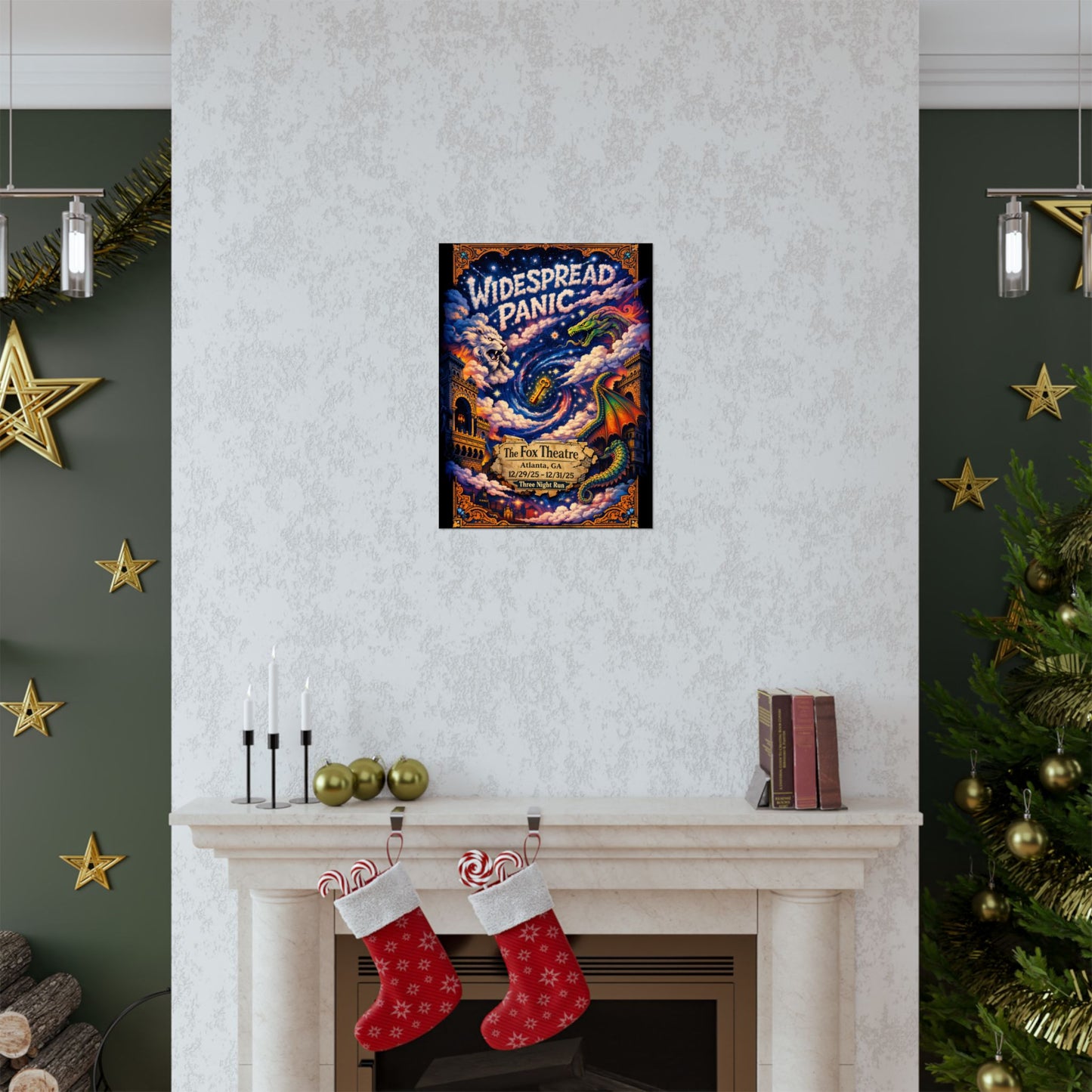 Widespread Panic | 12/29/25-12/31/25 | Atlanta, GA | Concert Poster  | V2