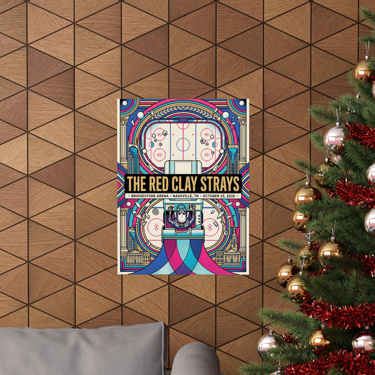 The Red Clay Strays | October 23, 2026 | Nashville, TN | Concert Poster