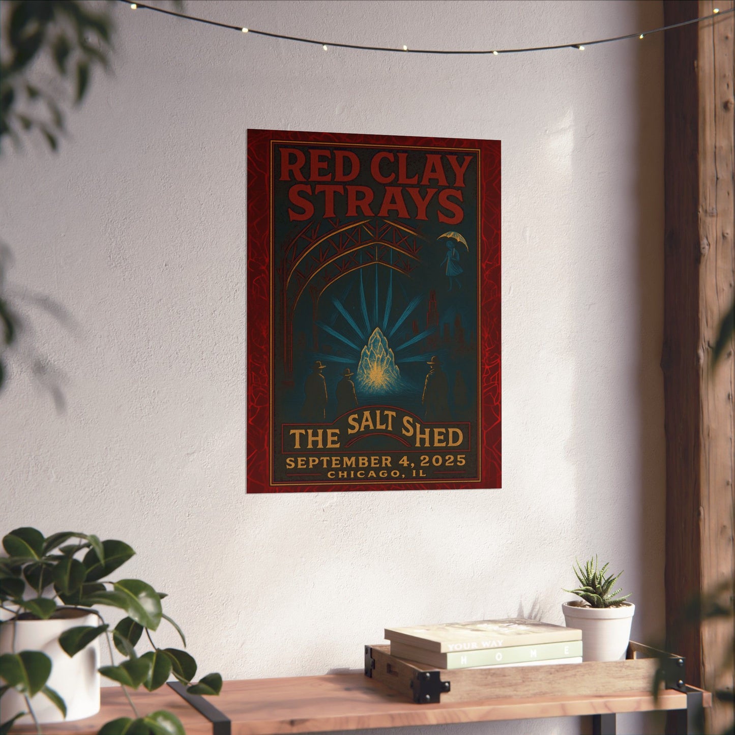 Red Clay Strays Chicago IL Concert Print | September 3rd, 2025 | Salt Shed