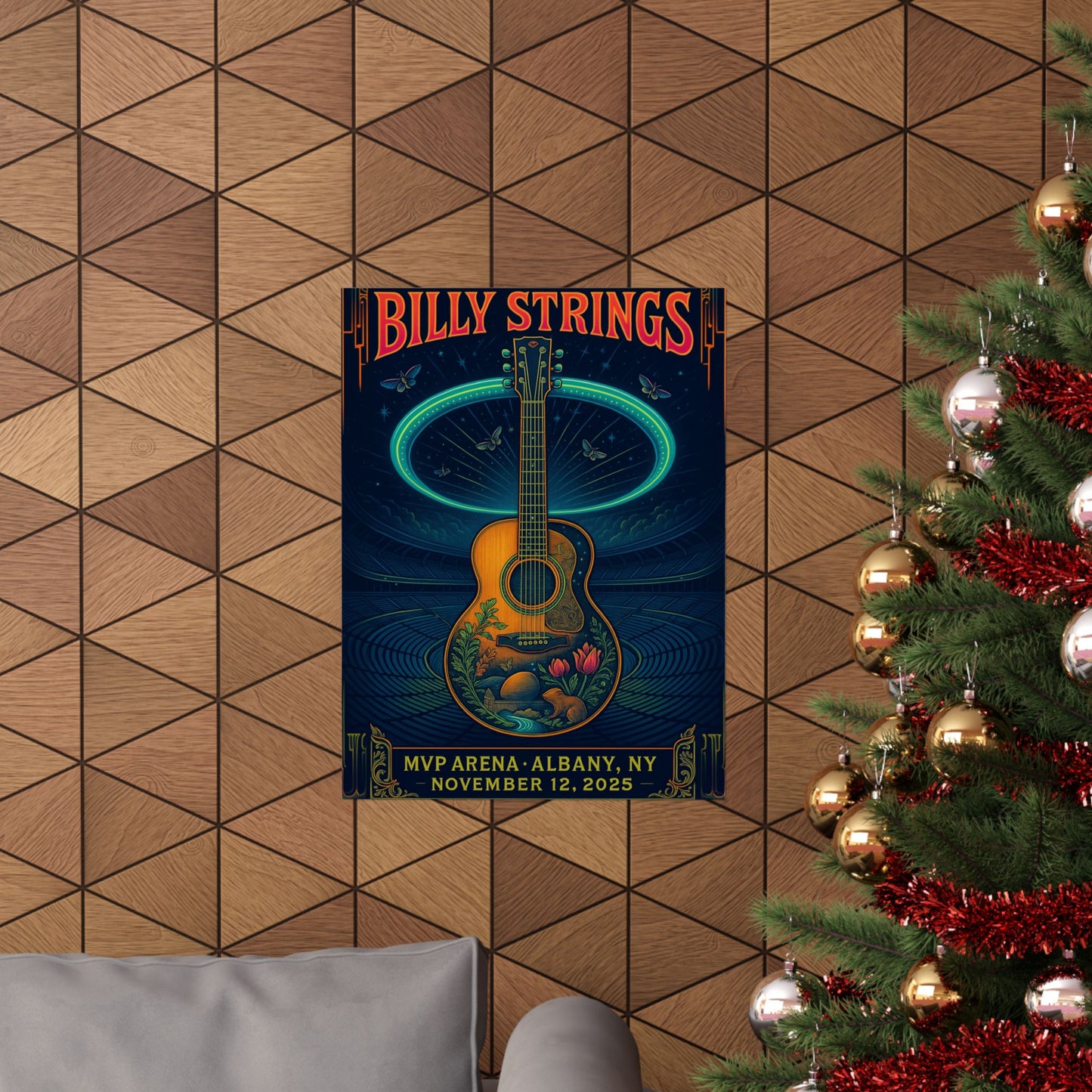 Billy Strings Albany November 12, 2025 | MVP Arena | Concert Poster | V1