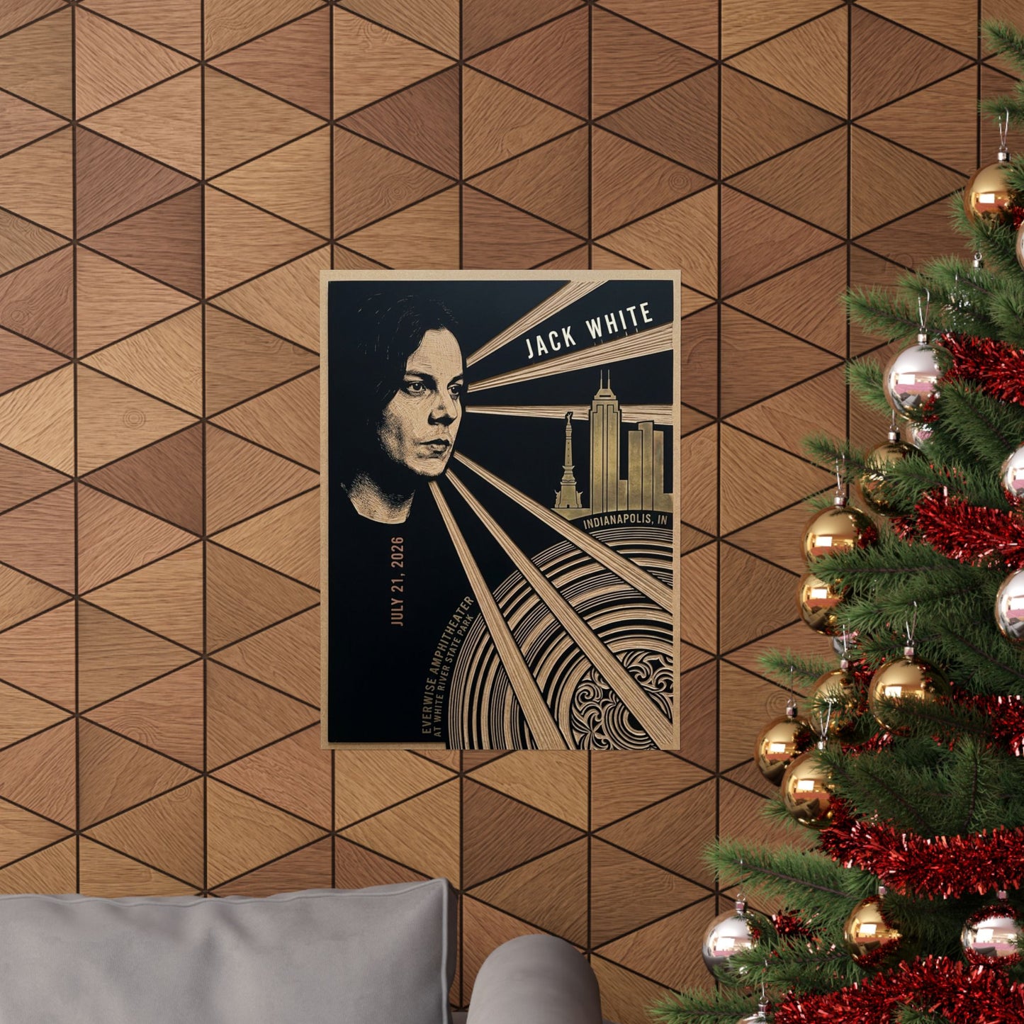 Jack White | July 21, 2026 | Indianapolis, IN | Concert Poster