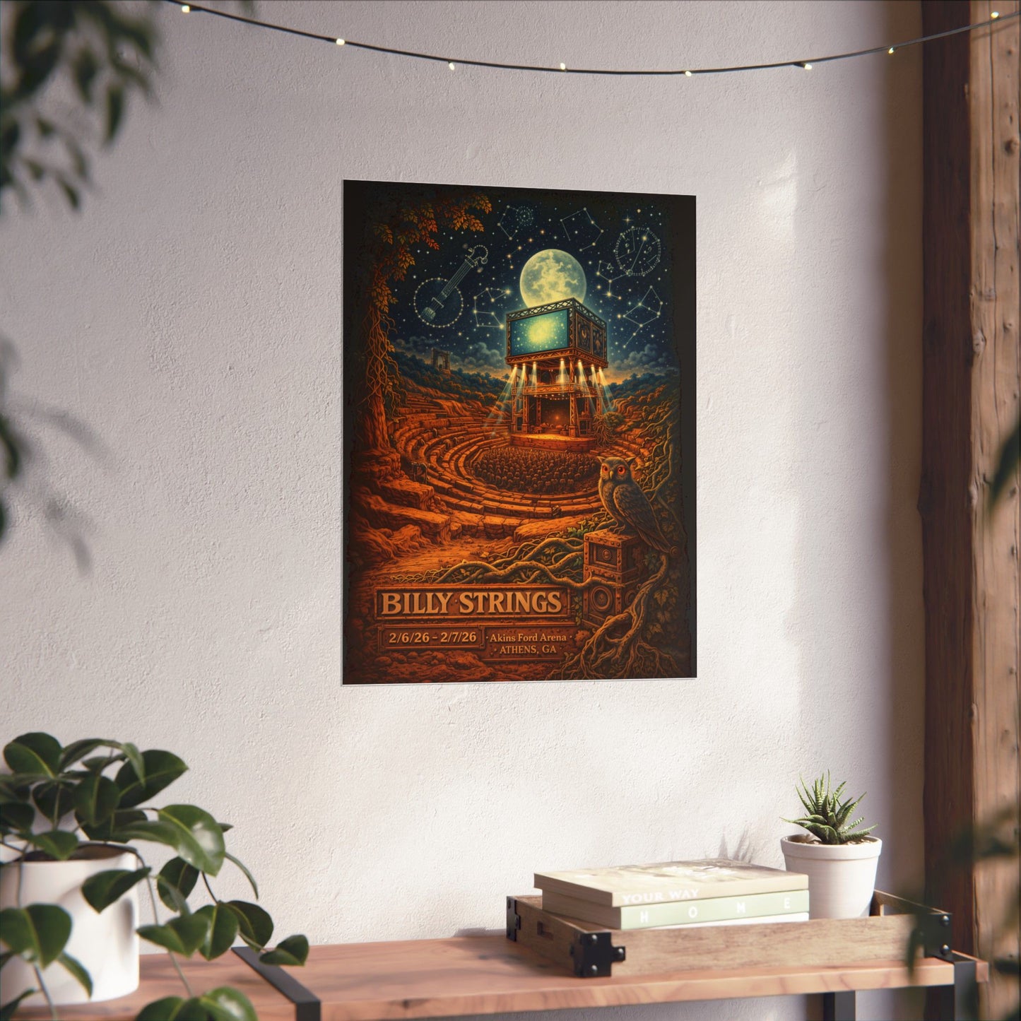 Billy Strings | 2/6/26 - 2/7/26 | Athens, GA | Concert Poster  | V2