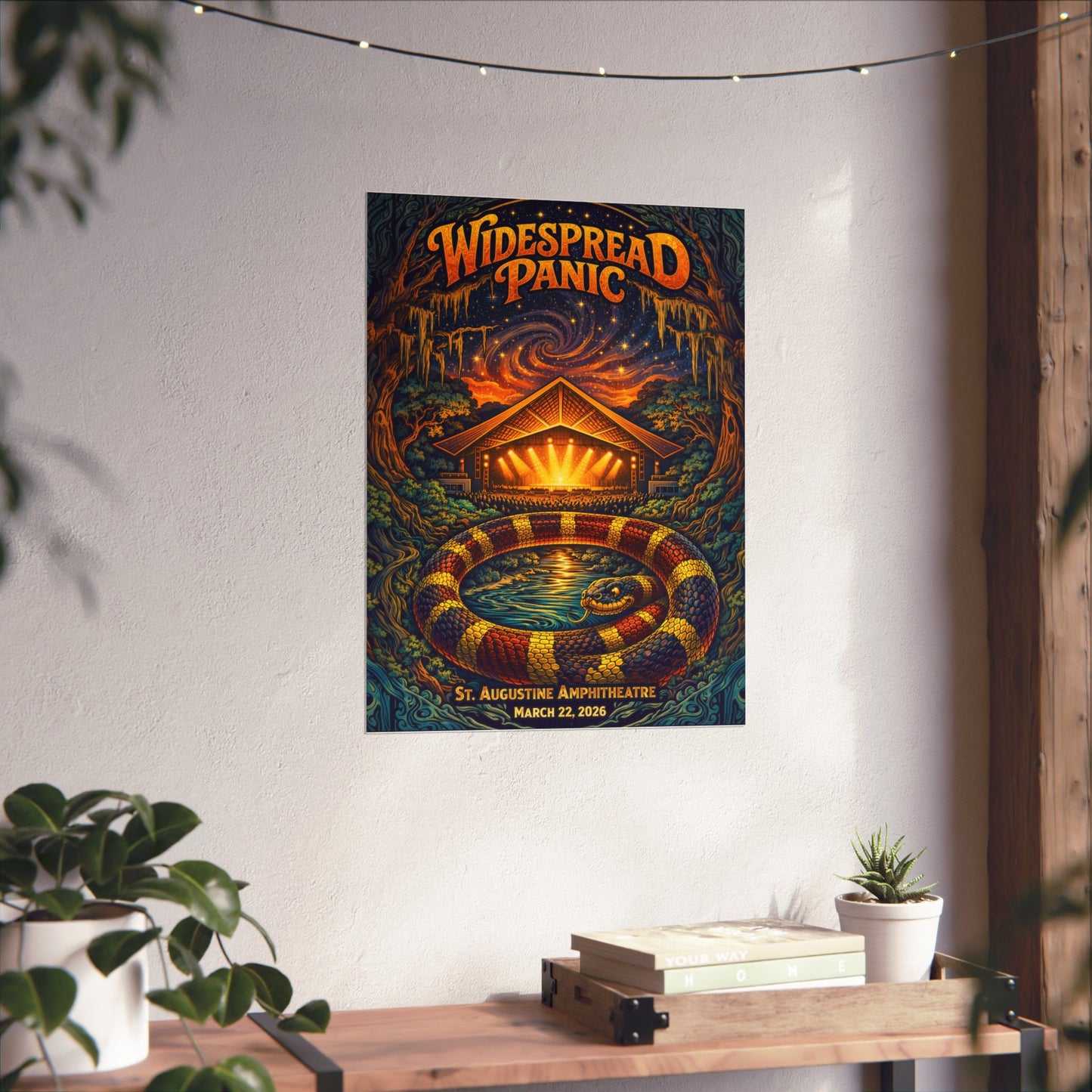Widespread Panic | 03/22/26 | St. Augustine, FL | Concert Poster  | N3