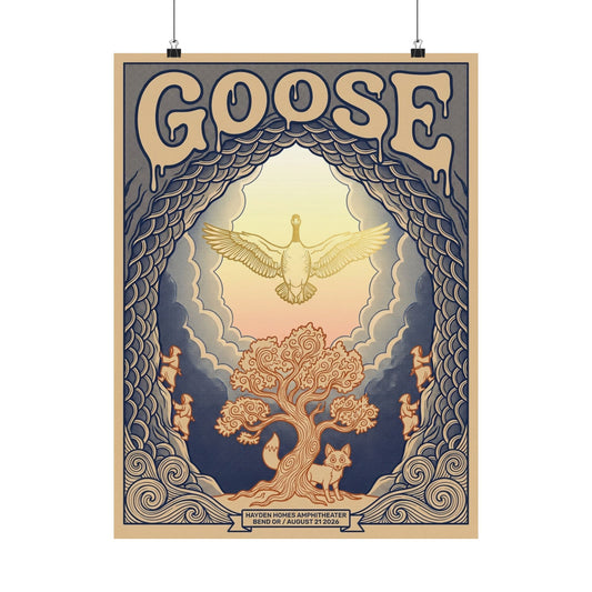 Goose | August 21, 2026 | Bend, OR | Concert Poster