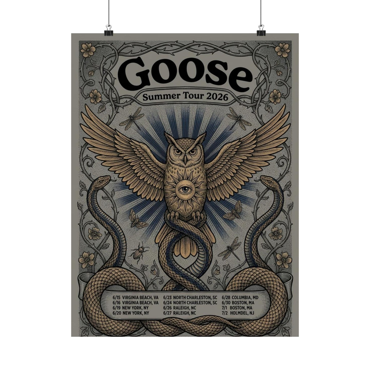 Goose | Summer Tour 2026 | Tour Poster