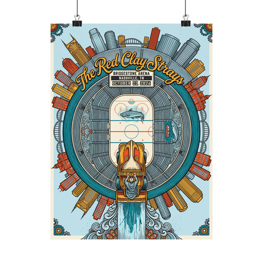The Red Clay Strays | October 23, 2026 | Nashville, TN | Concert Poster