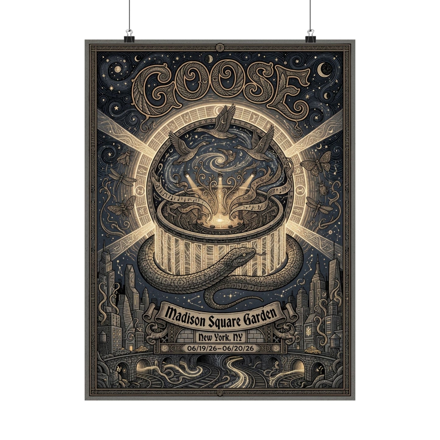 Goose  | 06/19/26–06/20/26 | New York, NY | Concert Poster  | V1