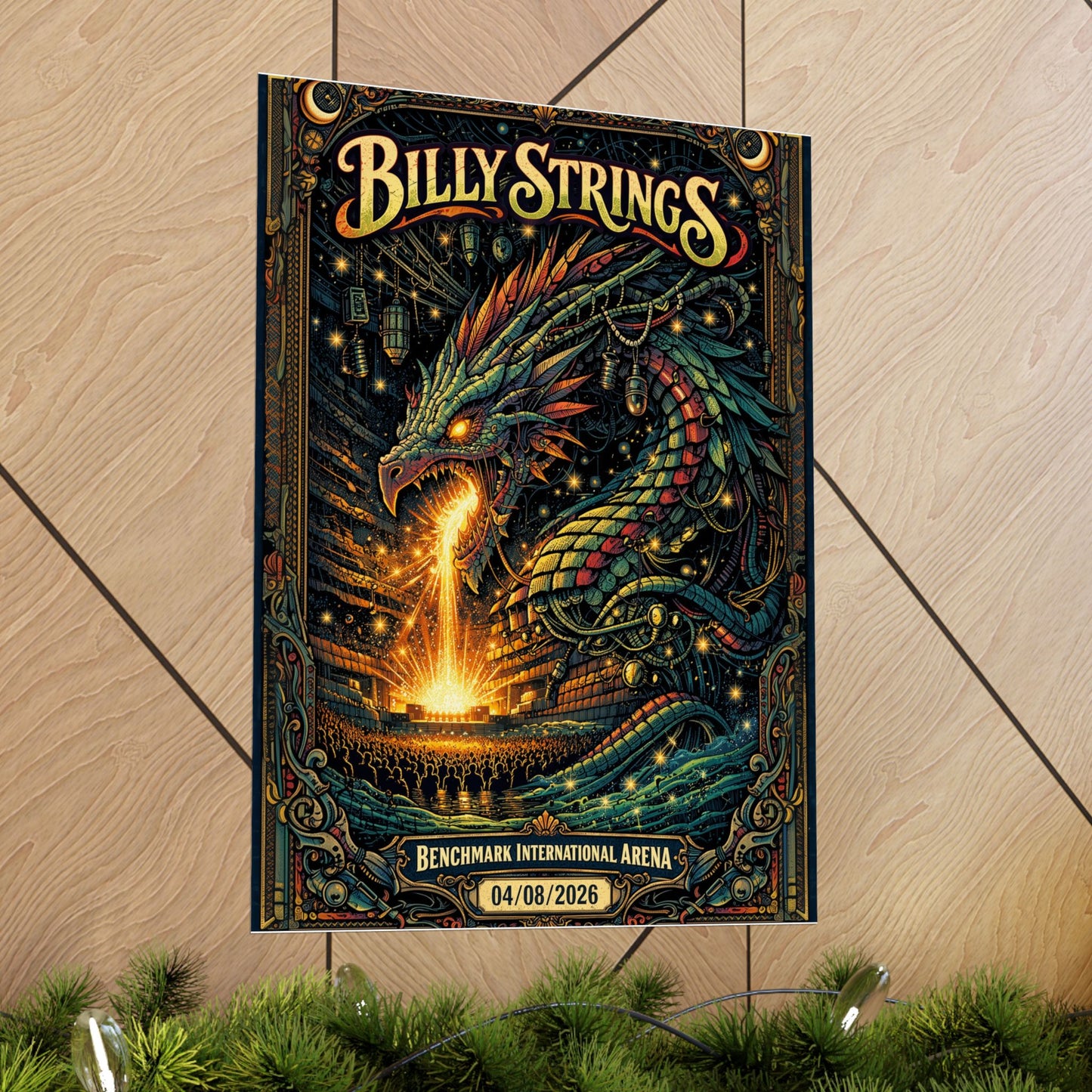 Billy Strings | 04/08/2026 | Tampa, FL | Concert Poster  | V2