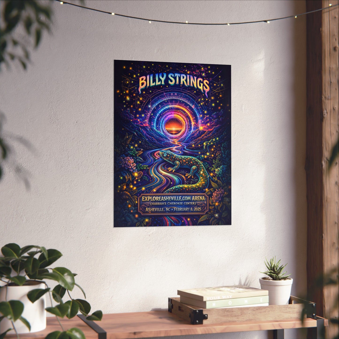 Billy Strings | 2/8/25 | Asheville, NC | Concert Poster  | N2
