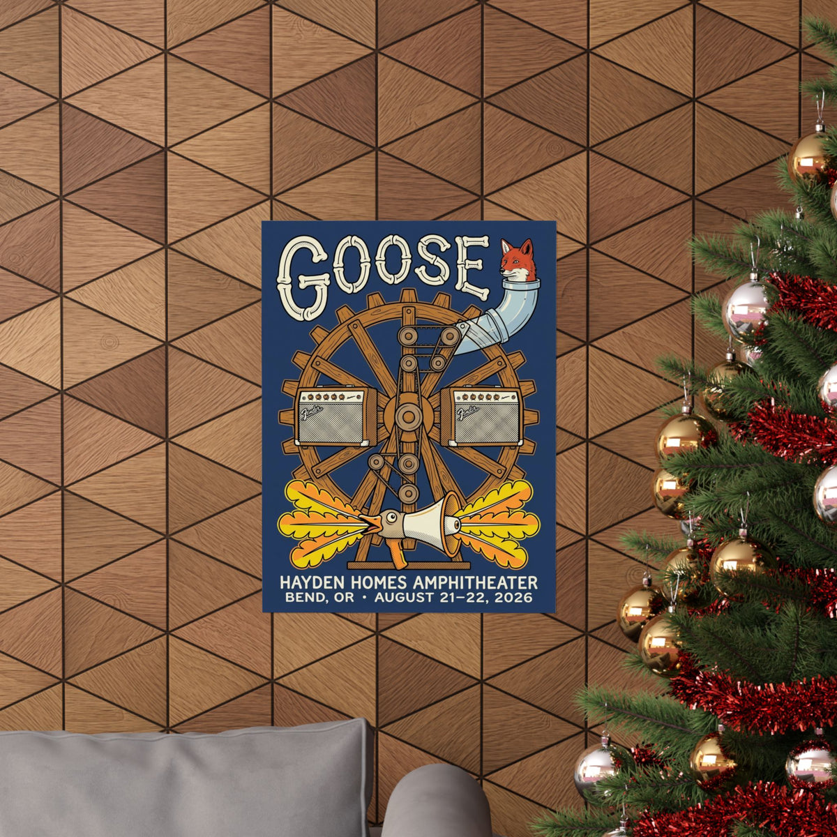 Goose | August 21–22, 2026 | Bend, OR | Concert Poster V1