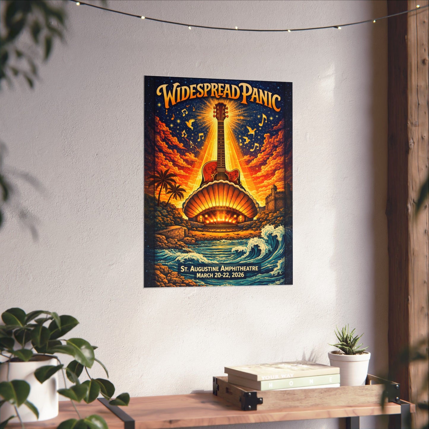 Widespread Panic | 03/20/26–03/22/26 | St. Augustine, FL | Concert Poster  | V2