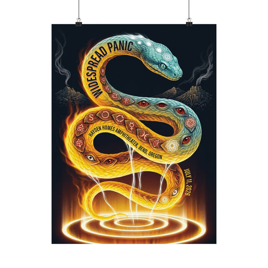 Widespread Panic | 07/10/26 | Bend, OR | Concert Poster