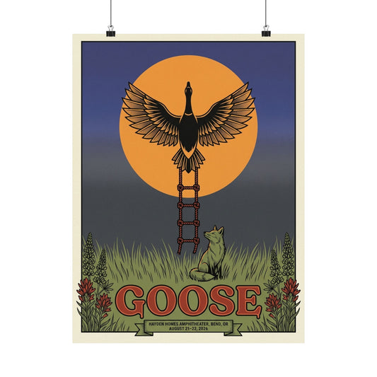 Goose | August 21–22, 2026 | Bend, OR | Concert Poster V2