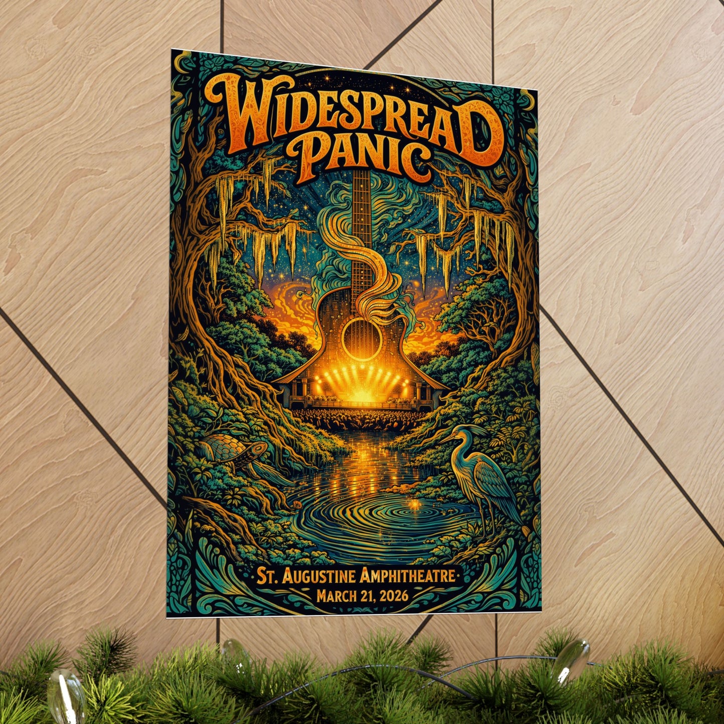Widespread Panic | 03/21/26 | St. Augustine, FL | Concert Poster  | N2