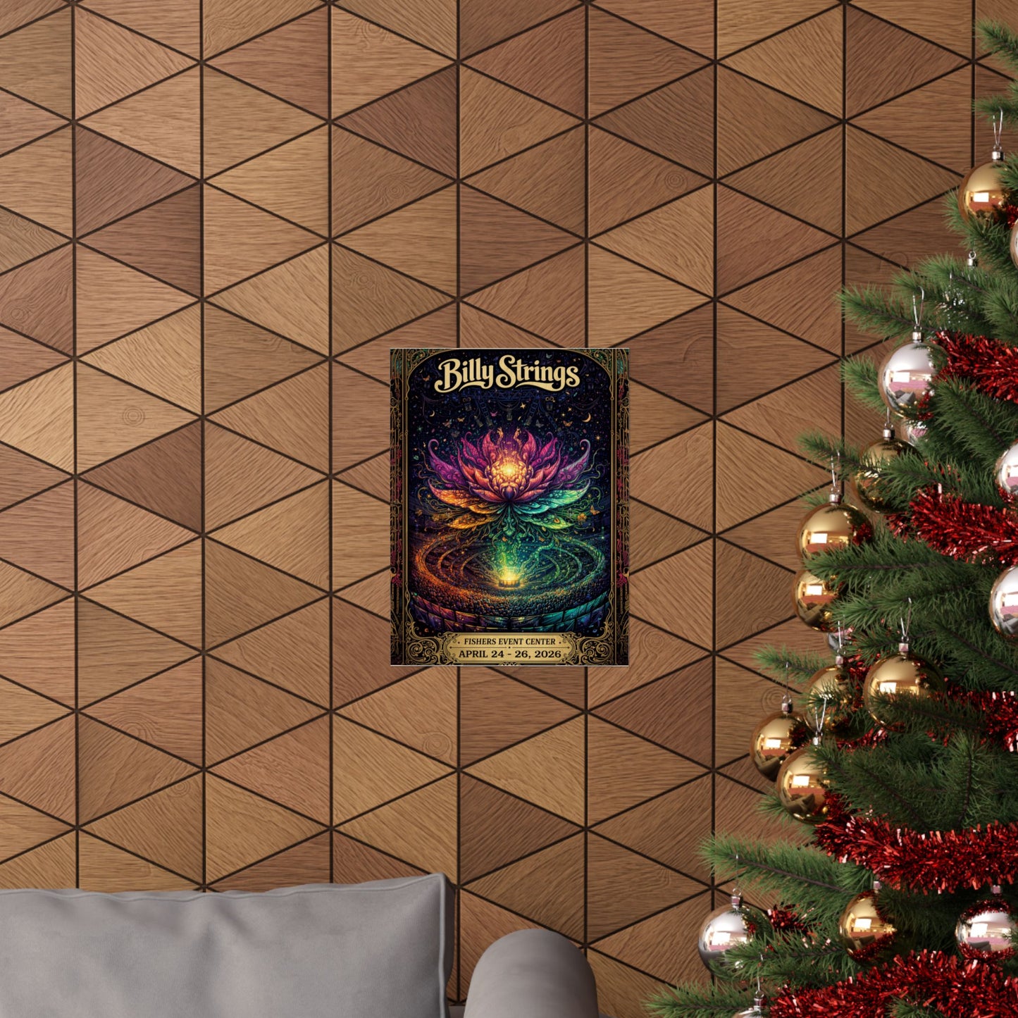 Billy Strings | 4/24/26 - 4/26/26 | Fishers, IN | Concert Poster  | V1