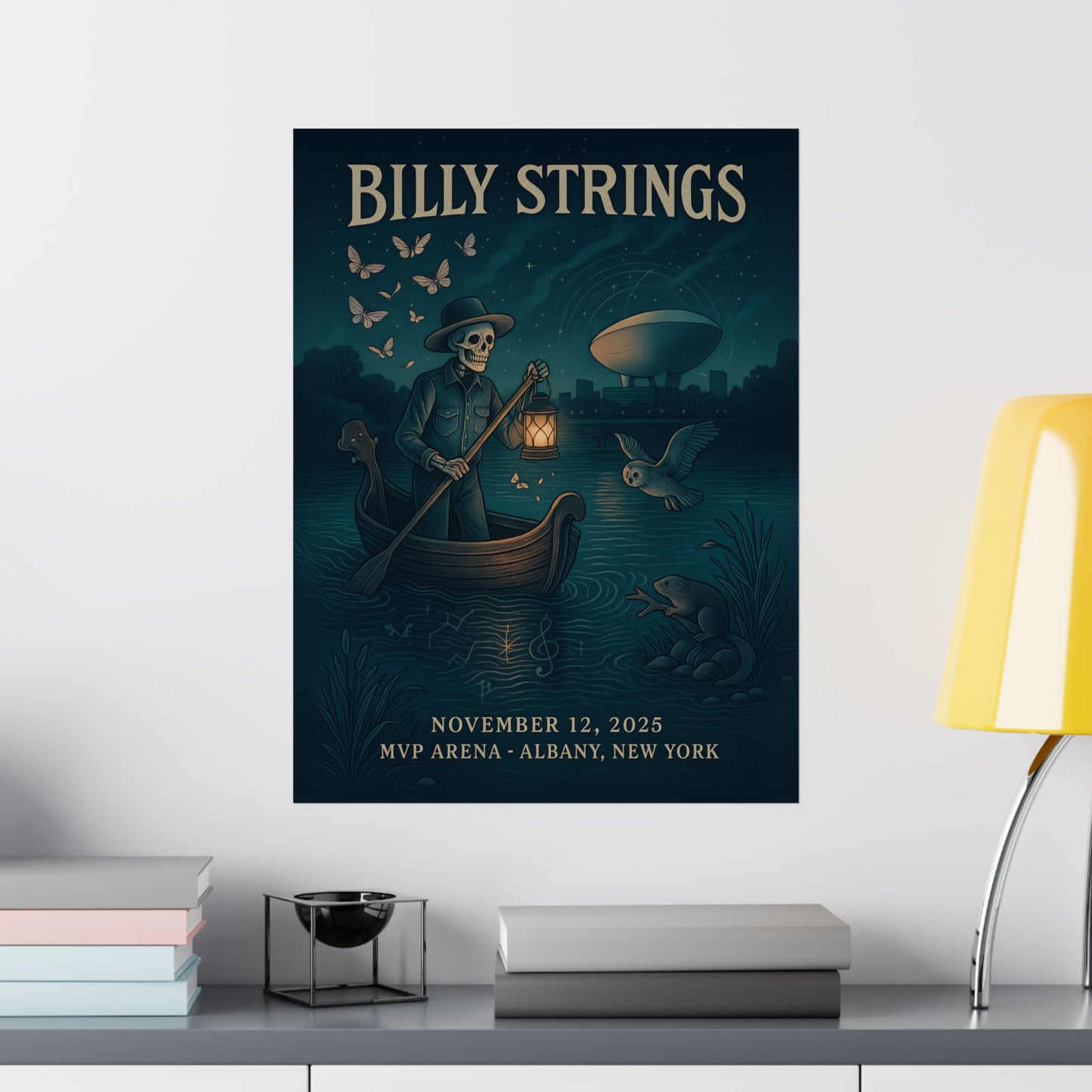 Billy Strings Albany November 12, 2025 | MVP Arena | Concert Poster | V2