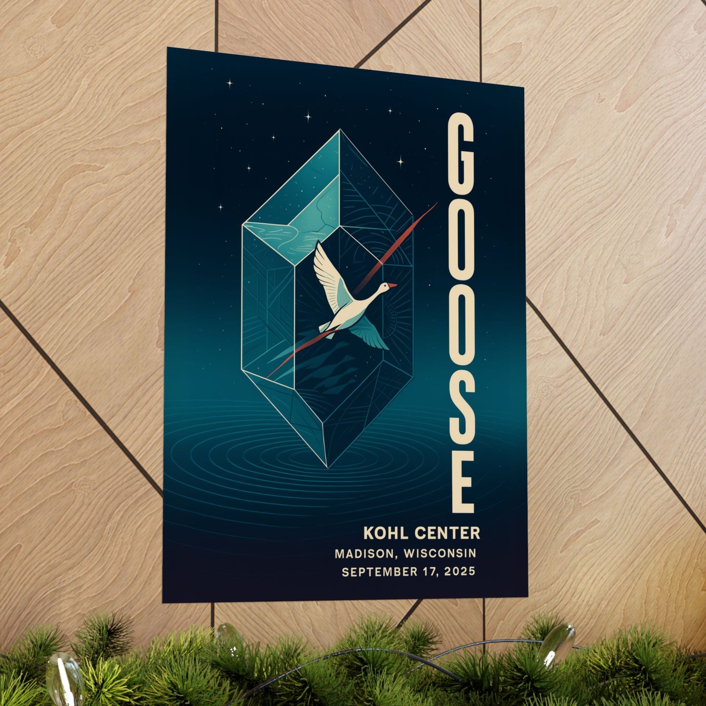Goose Kohl Center Madison WI | September 17, 2025 | Limited Edition Fan-Made Concert Poster Version 2