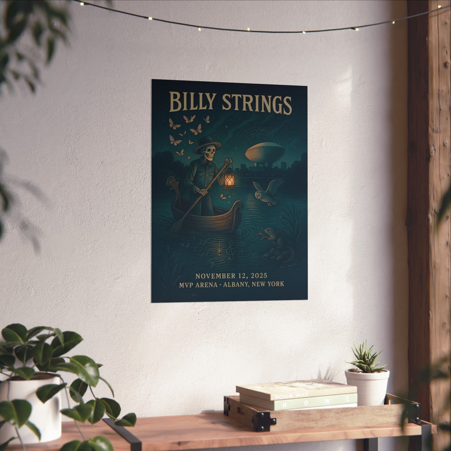 Billy Strings Albany November 12, 2025 | MVP Arena | Concert Poster | V2