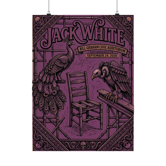 Jack White | September 24, 2026 | San Francisco, CA | Concert Poster