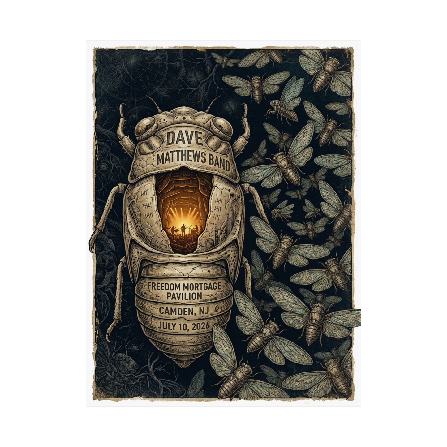 Dave Matthews Band | July 10, 2026 | Camden, NJ | Concert Poster