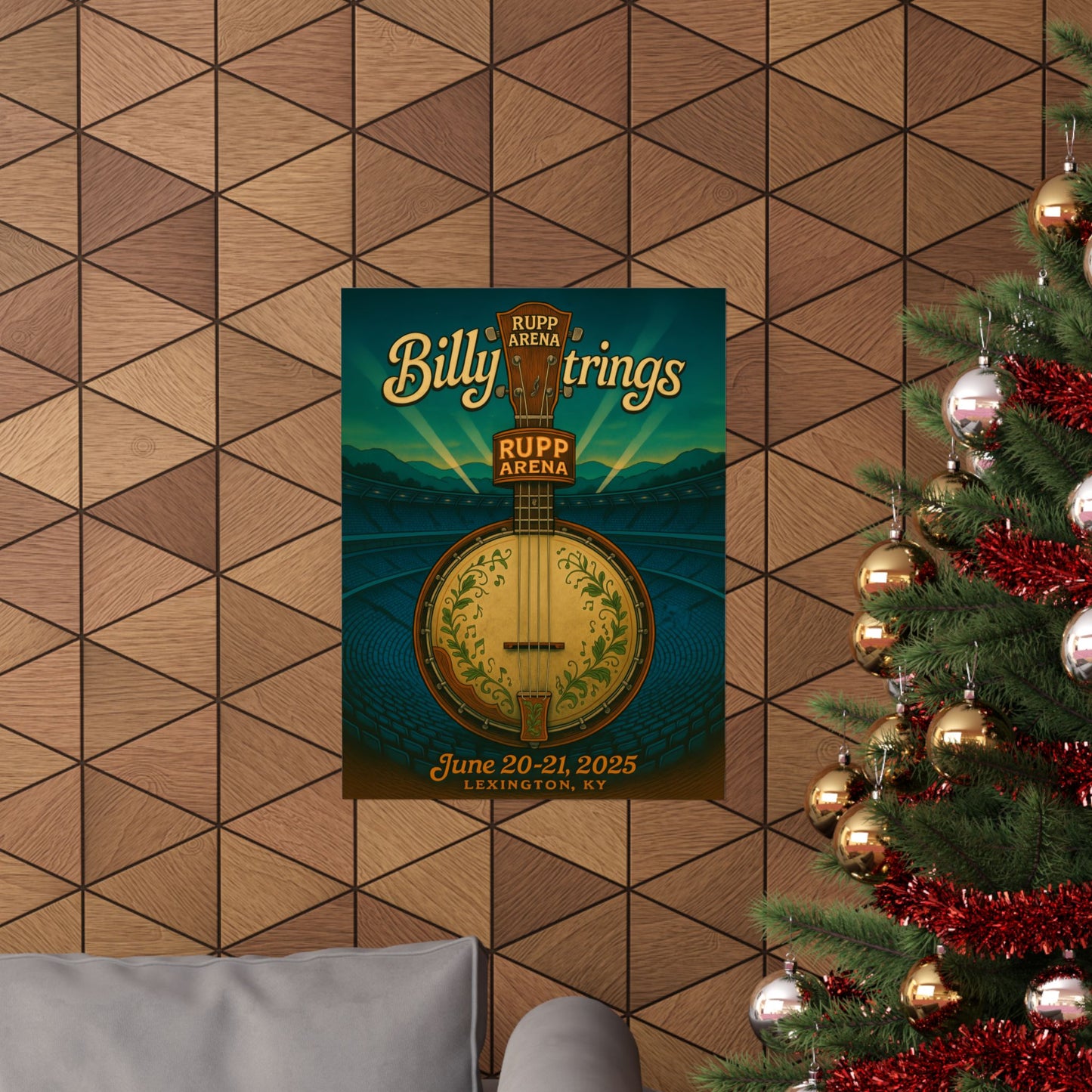 Billy Strings Lexington KY June 20-21, 2025 Concert Print