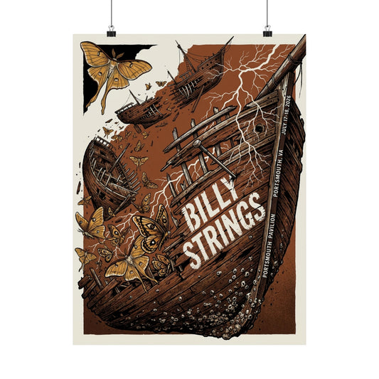 Billy Strings | July 17–18, 2026 | Concert Poster