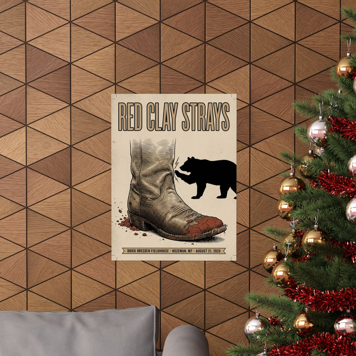 The Red Clay Strays | August 21, 2026 | Bozeman, MT | Concert Poster