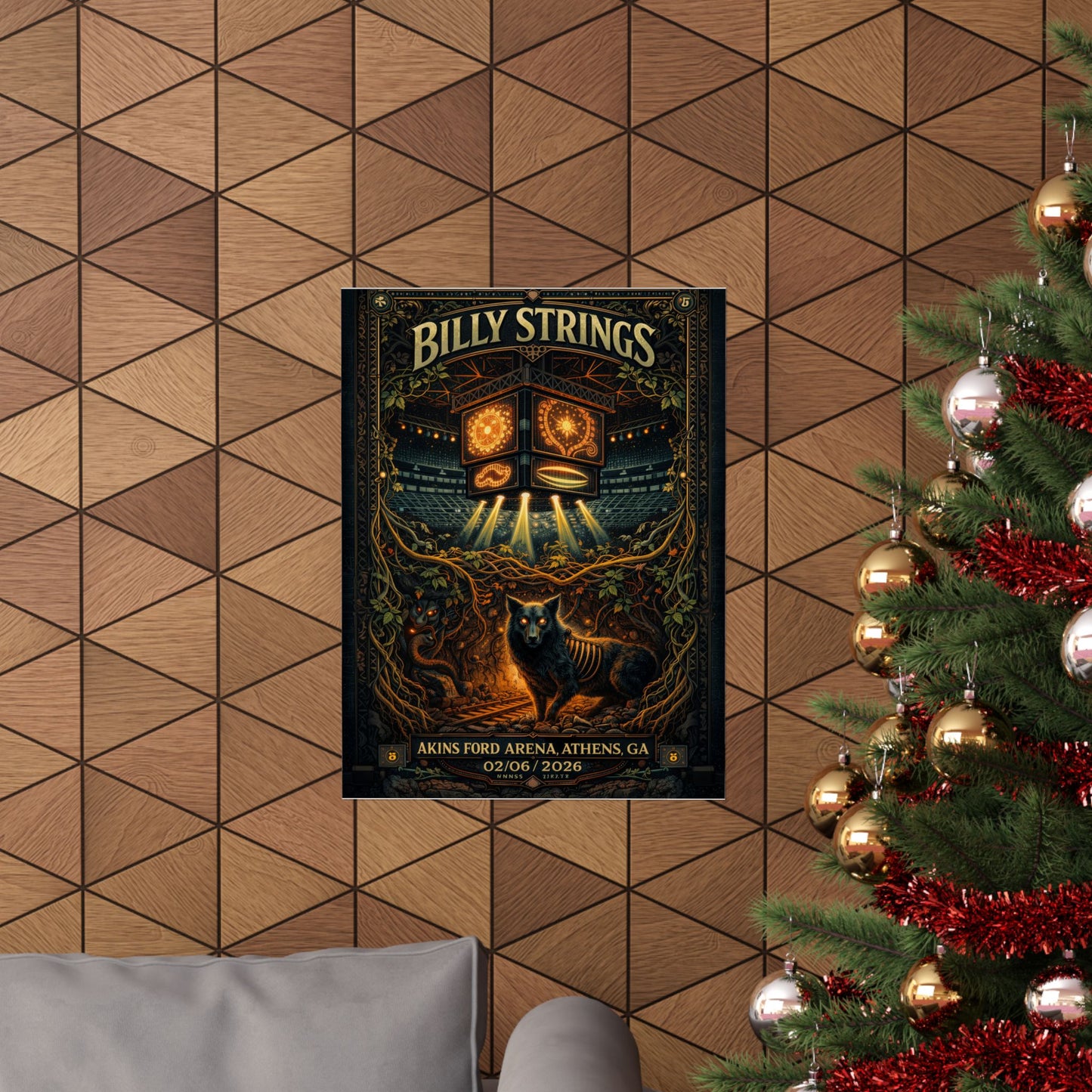Billy Strings | 02/06/2026 | Athens, GA | Concert Poster  | N1