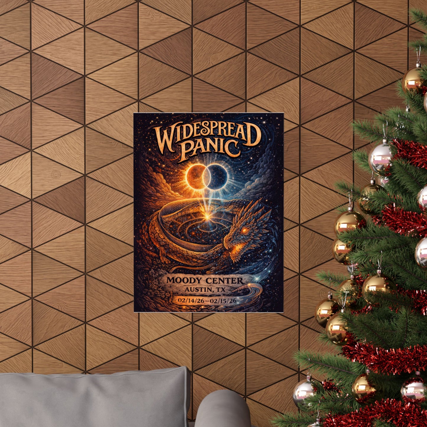 Widespread Panic | 02/14/26–02/15/26 | Austin, TX | Concert Poster  | V2