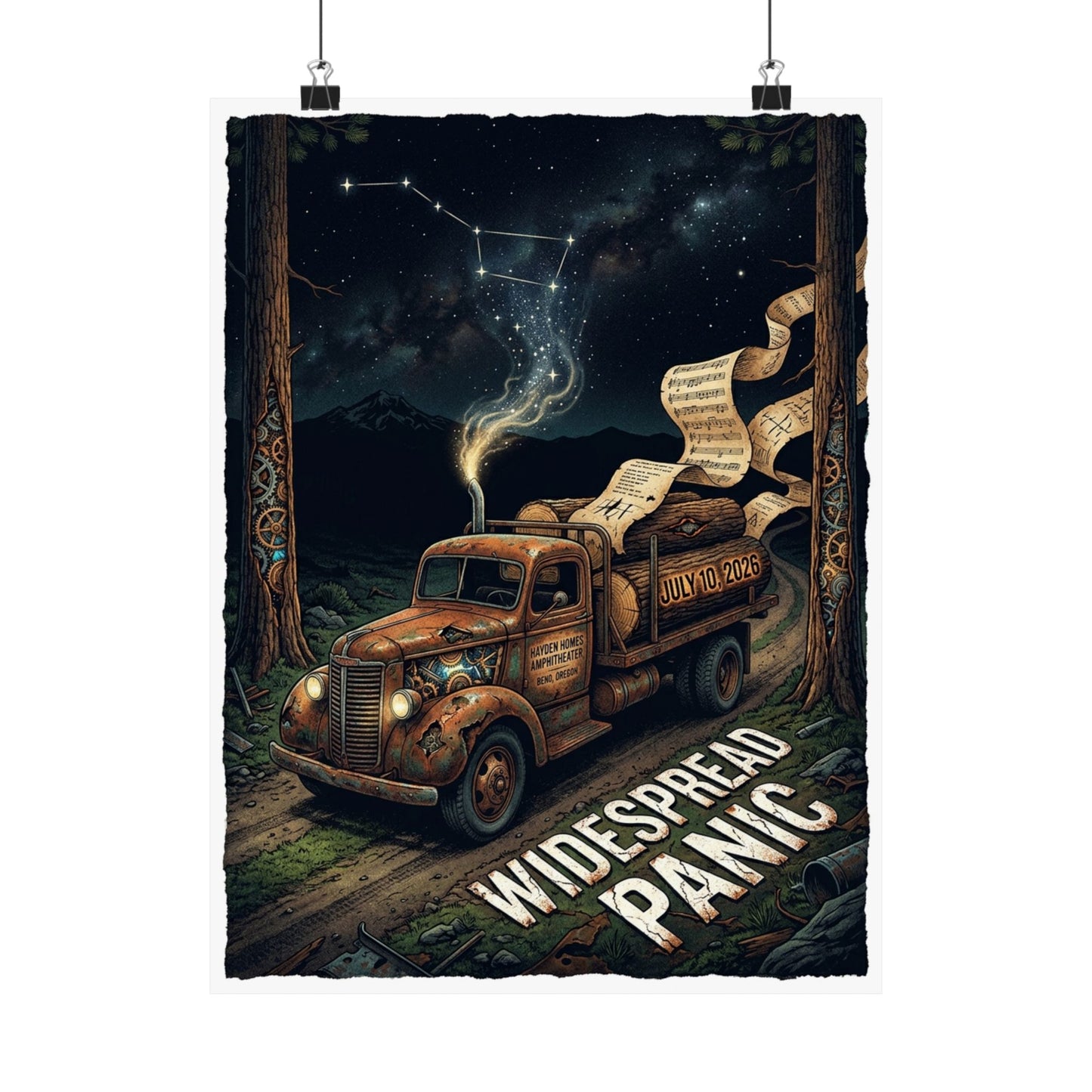 Widespread Panic | 07/10/26 | Bend, OR | Concert Poster