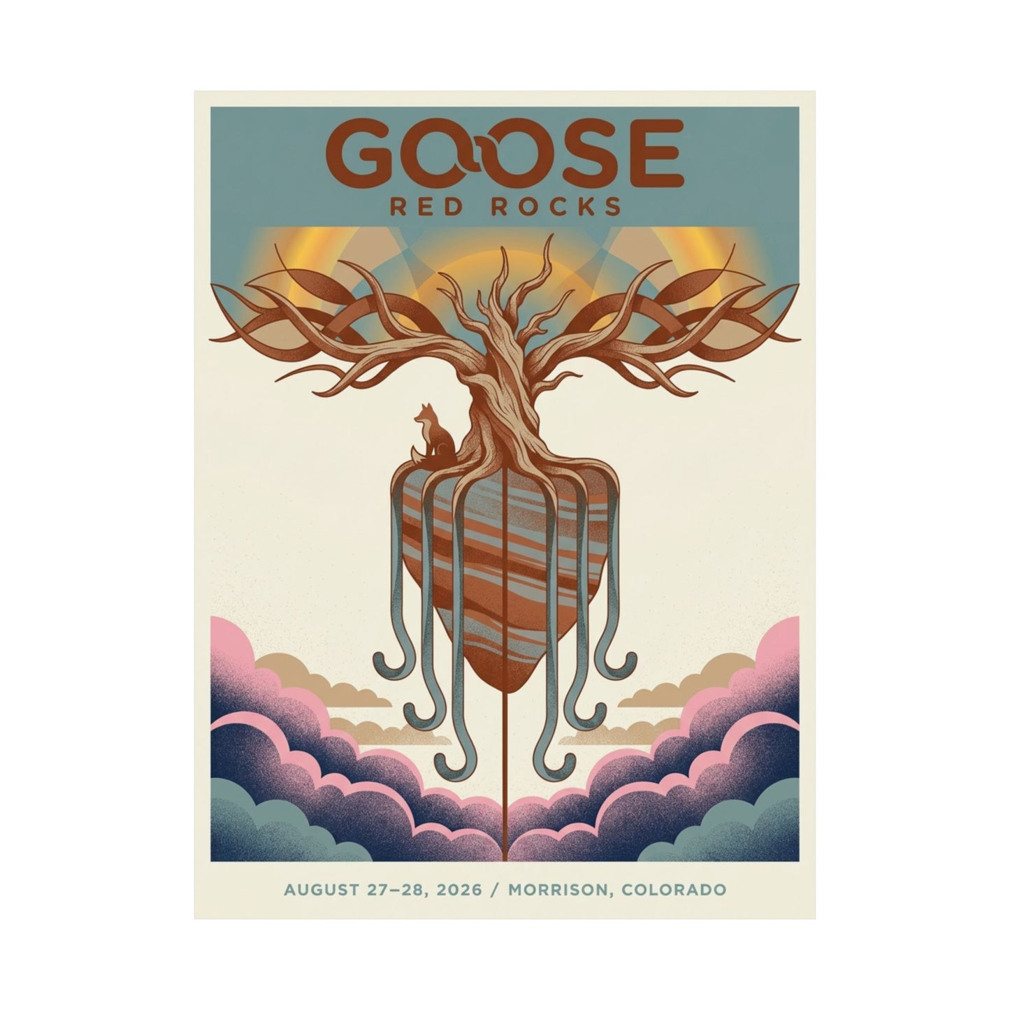 Goose | August 27–28, 2026 | Morrison, CO | Concert Poster V2