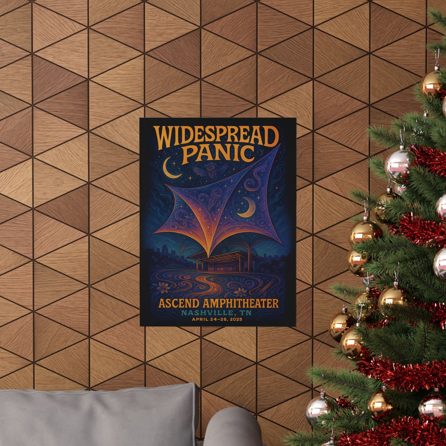 Widespread Panic Nashville April 24-26, 2025 Ascend Amphitheater Poster Print