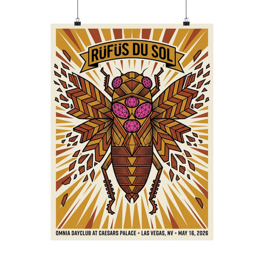Rüfüs Du Sol | May 16, 2026 | Las Vegas, NV | Concert Poster