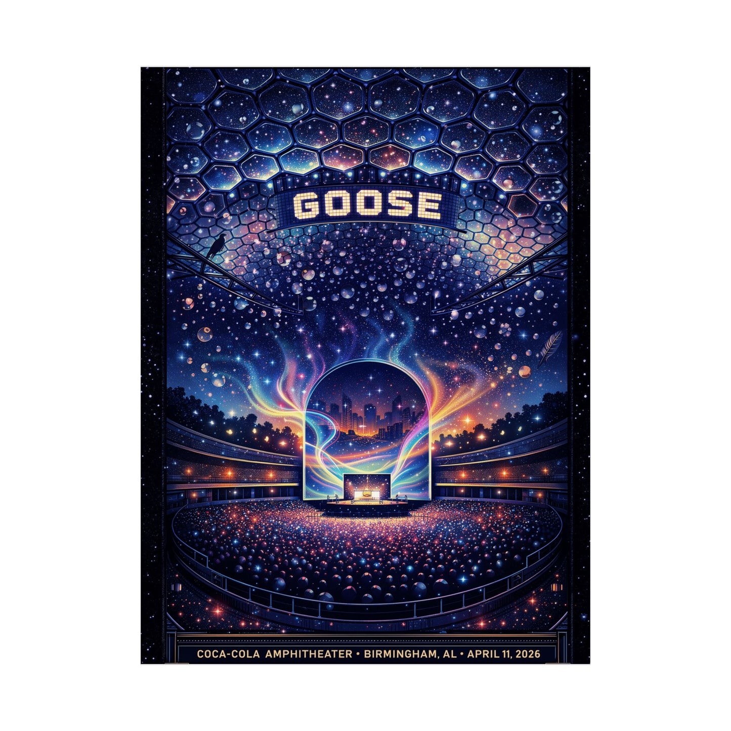 Goose  | 4/11/26 | Birmingham, AL | Concert Poster  | V1