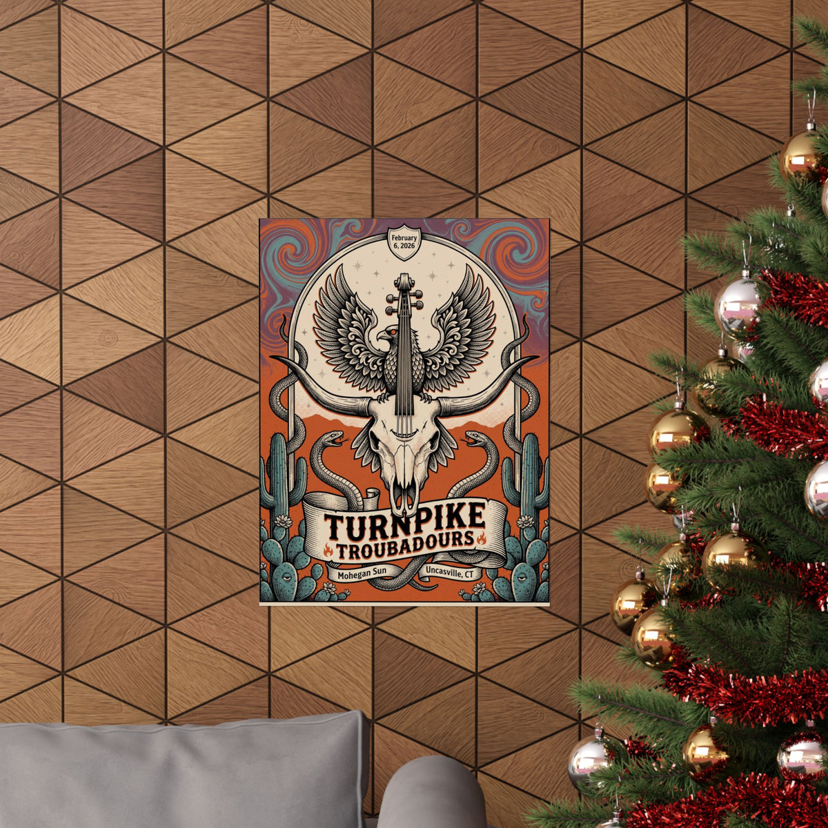 Turnpike Troubadours | February 6, 2026 | Uncasville, CT | Concert Poster