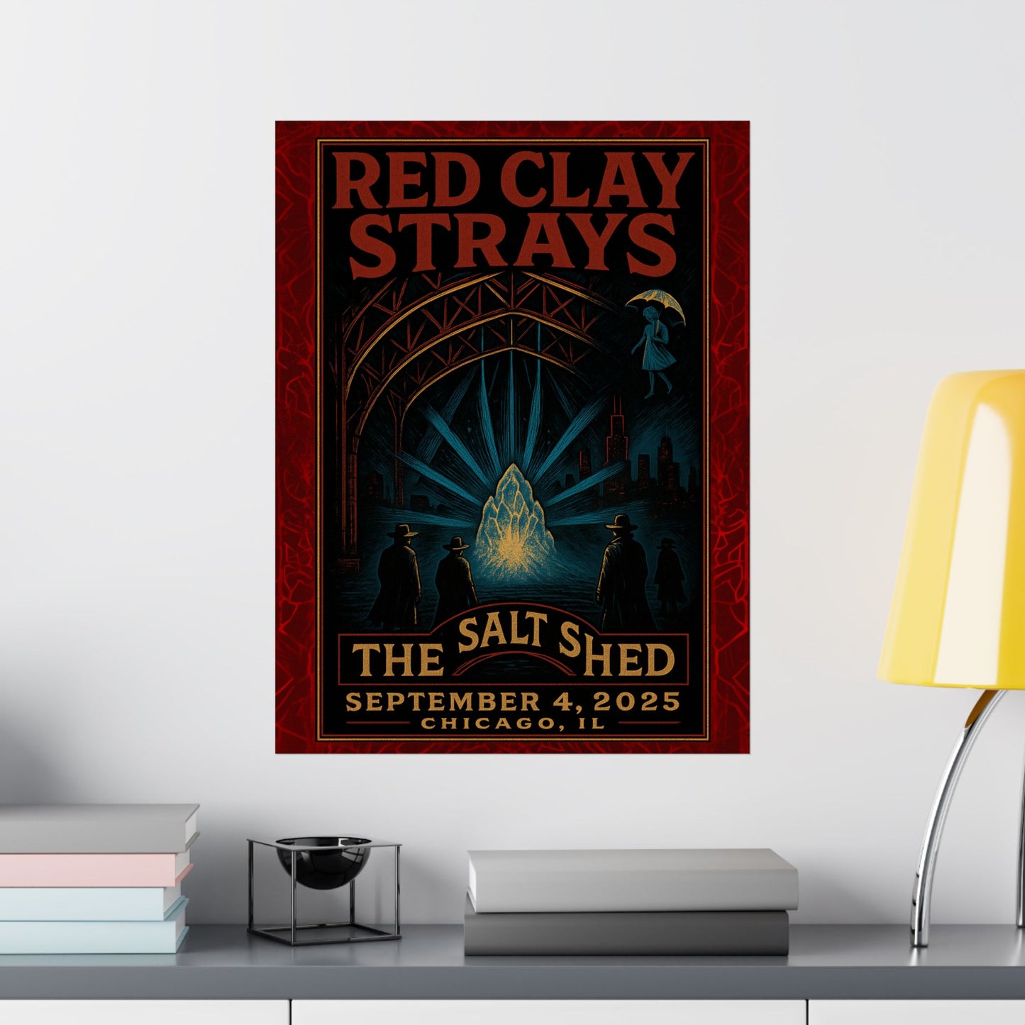 Red Clay Strays Chicago IL Concert Print | September 3rd, 2025 | Salt Shed