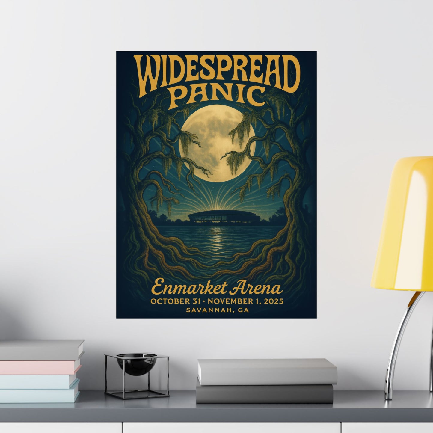 Widespread Panic Savannah Halloween 2025 Concert Poster | Enmarket Arena | Variant 2