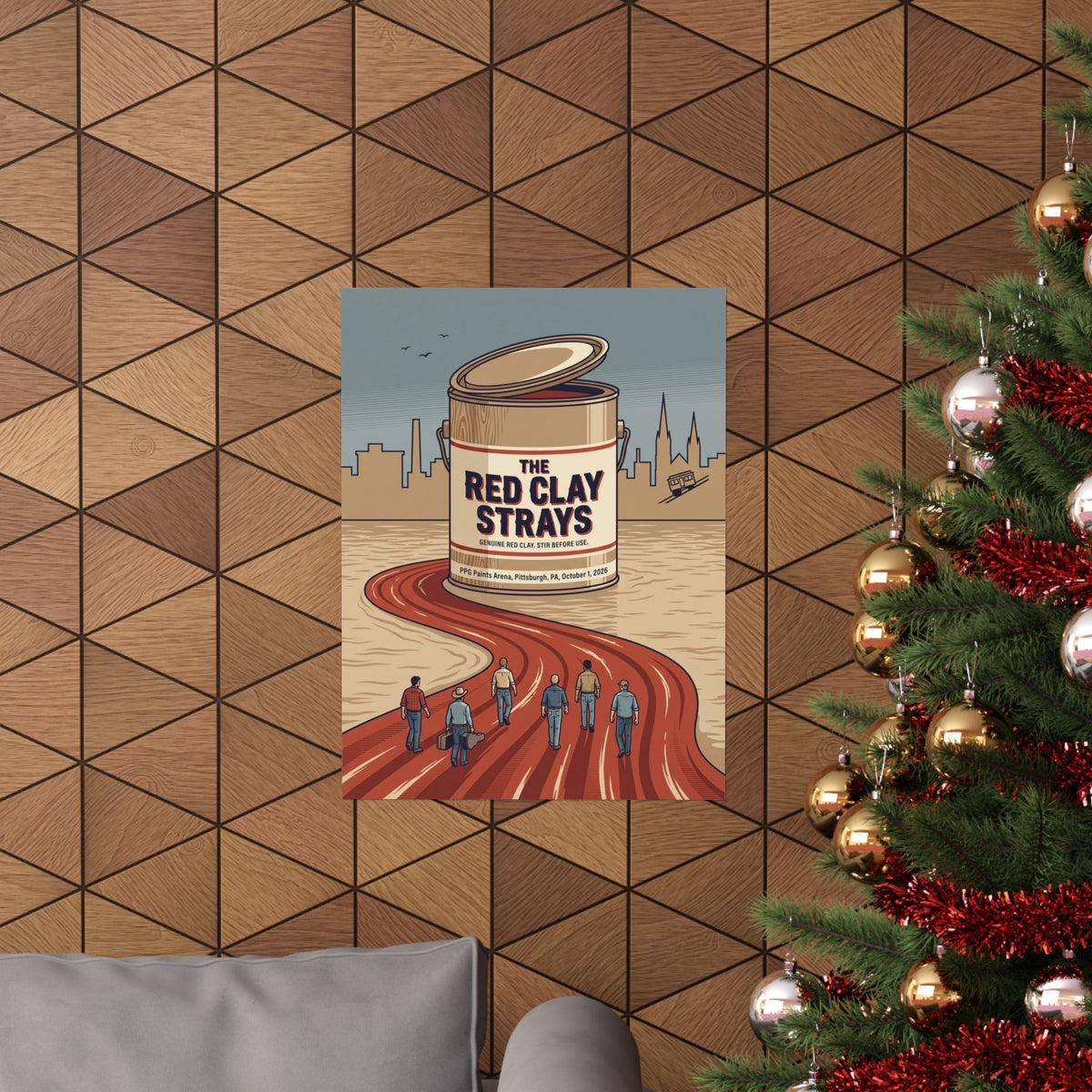 The Red Clay Strays | October 1, 2026 | Pittsburgh, PA | Concert Poster