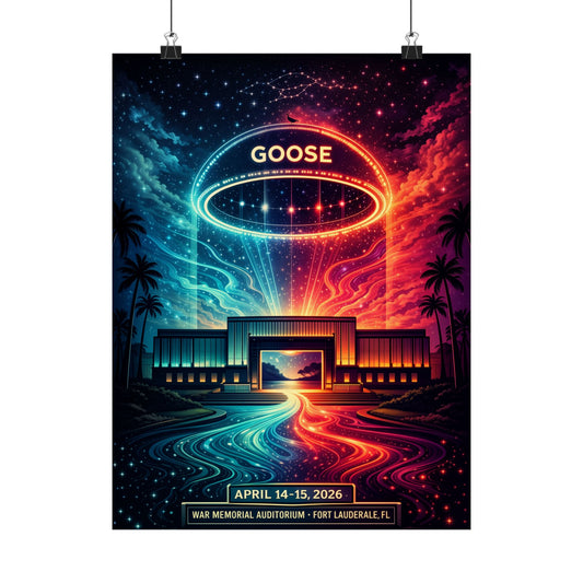Goose  | 4/14/26- 4/15/26 | Fort Lauderdale, FL | Concert Poster  | V1