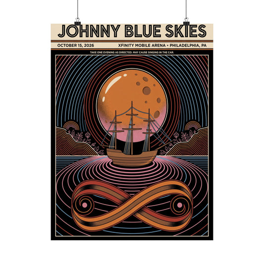 Johnny Blue Skies | October 15, 2026 | Philadelphia, PA | Concert Poster