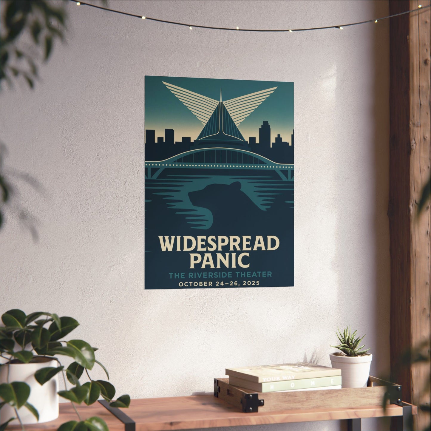 Widespread Panic Milwaukee Print Oct 2025 | Riverside Theater Fan Art Poster | Variant 1