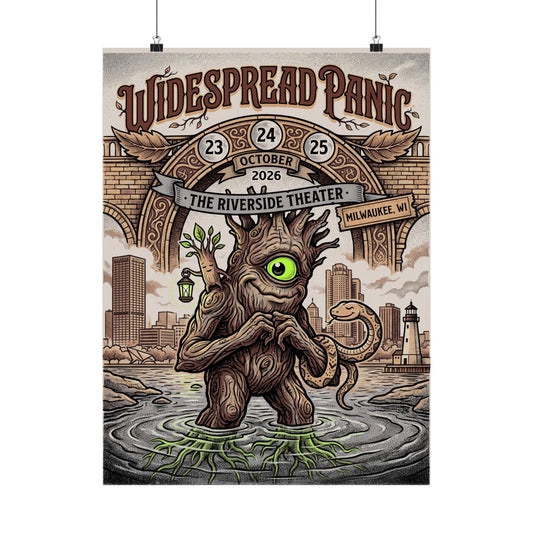 Widespread Panic | October 23–25, 2026 | Milwaukee, WI | Concert Poster