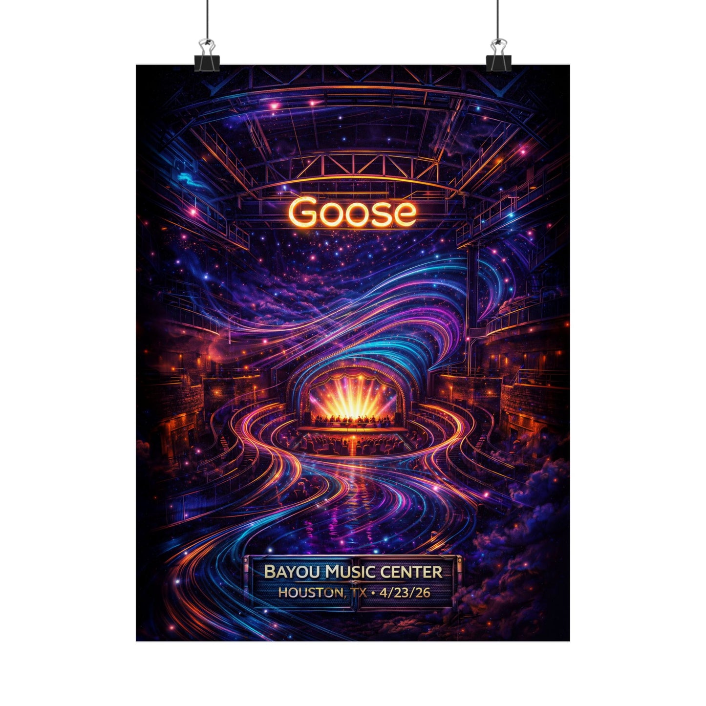 Goose  | 4/23/26 | Houston, TX | Concert Poster  | V1