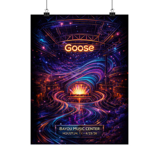 Goose  | 4/23/26 | Houston, TX | Concert Poster  | V1