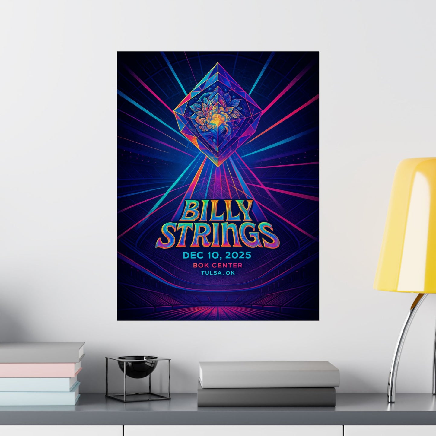Billy Strings Tulsa OK | BOK Center | December 10, 2025 | Concert Poster | Variant 1