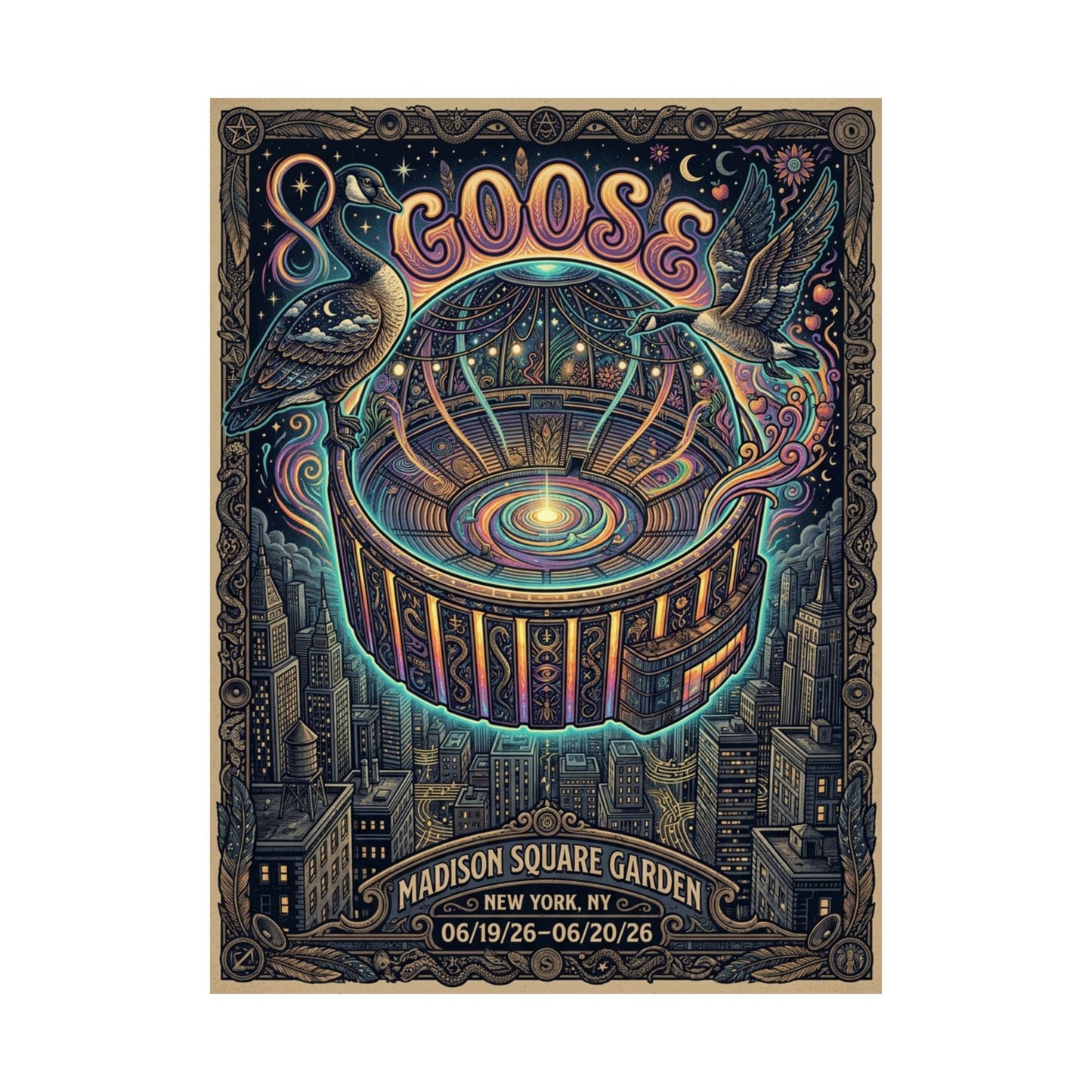 Goose  | 06/19/26–06/20/26 | New York, NY | Concert Poster  | V1