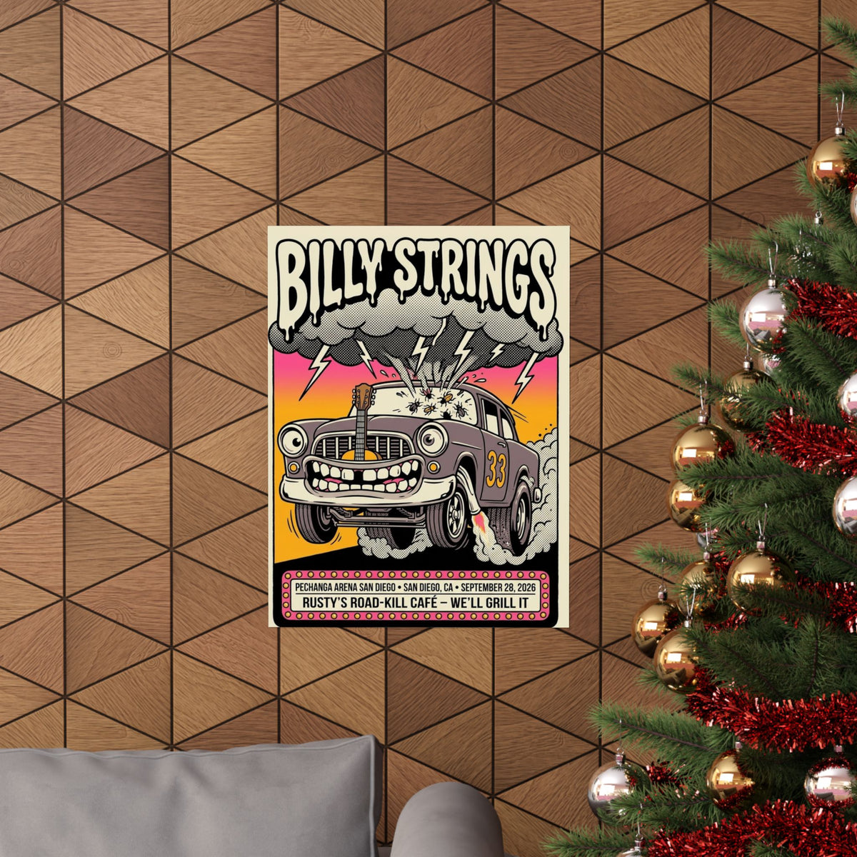 Billy Strings | September 28, 2026 | San Diego, CA | Concert Poster