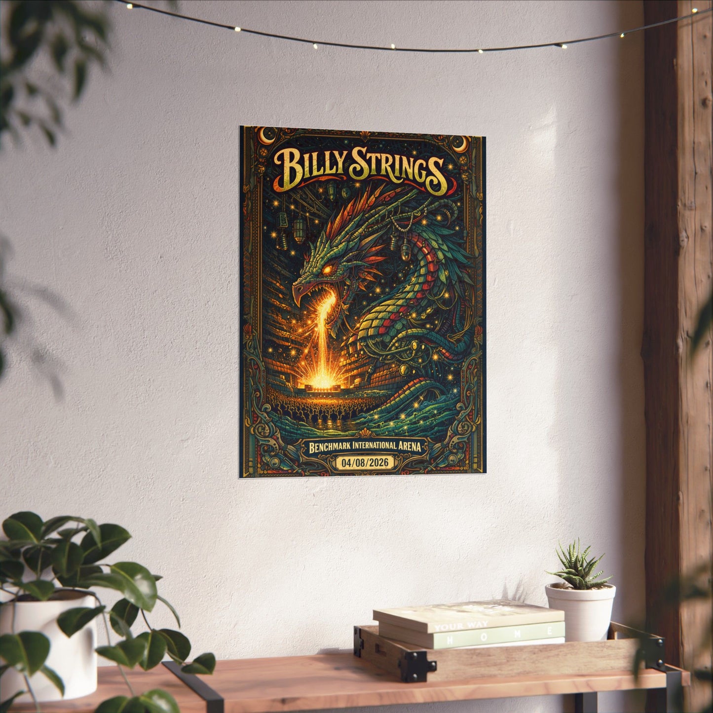 Billy Strings | 04/08/2026 | Tampa, FL | Concert Poster  | V2