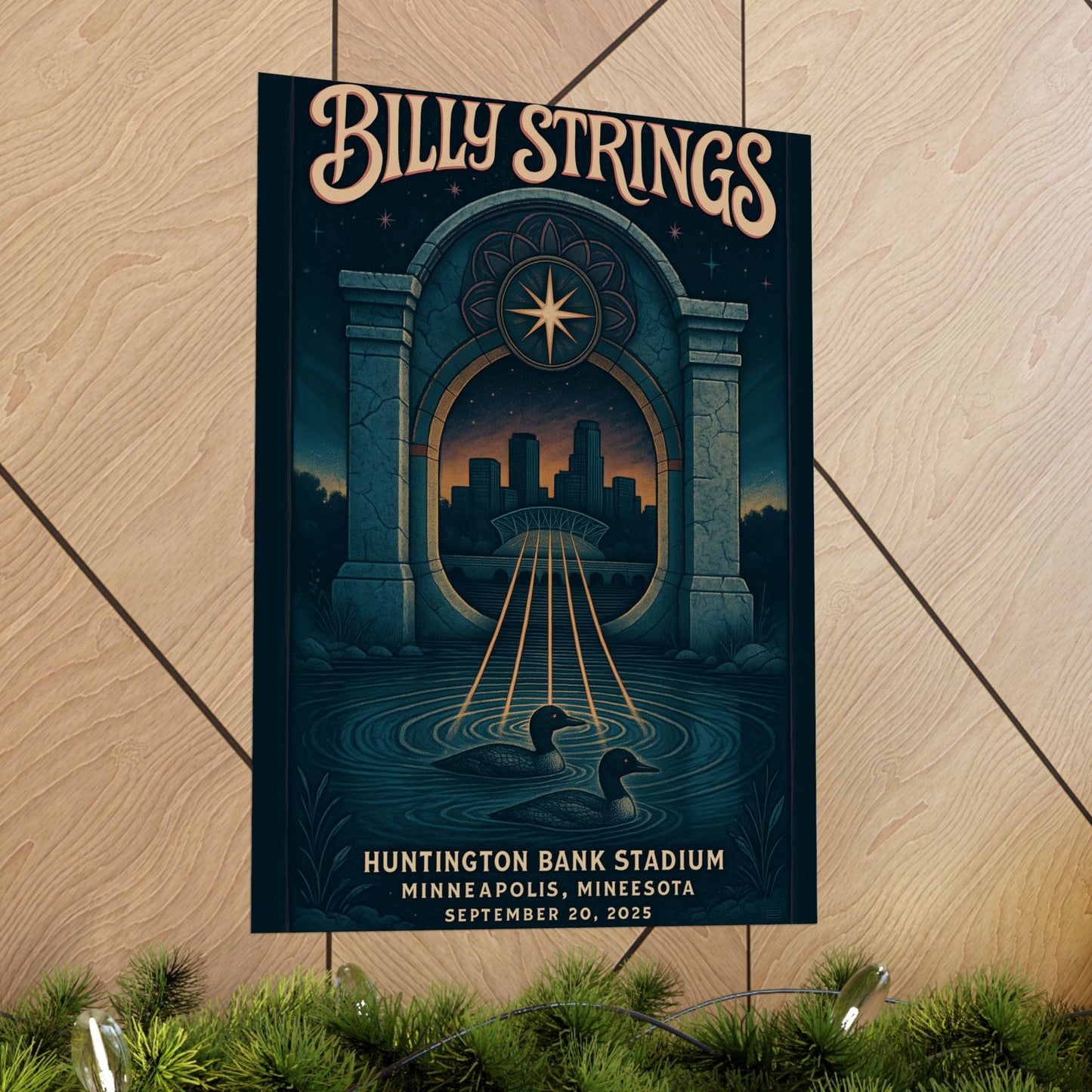 Billy Strings Minneapolis | Huntington Bank Stadium | September 20, 2025 | Limited Edition Concert Print
