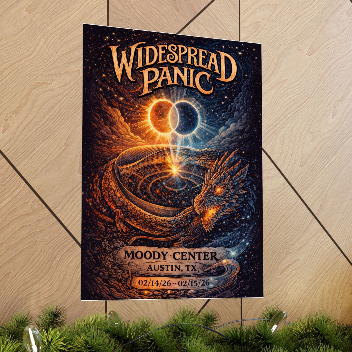 Widespread Panic | 02/14/26–02/15/26 | Austin, TX | Concert Poster  | V2